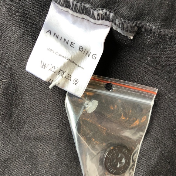 Anine Bing Black Military Jacket M - Picture 5 of 5